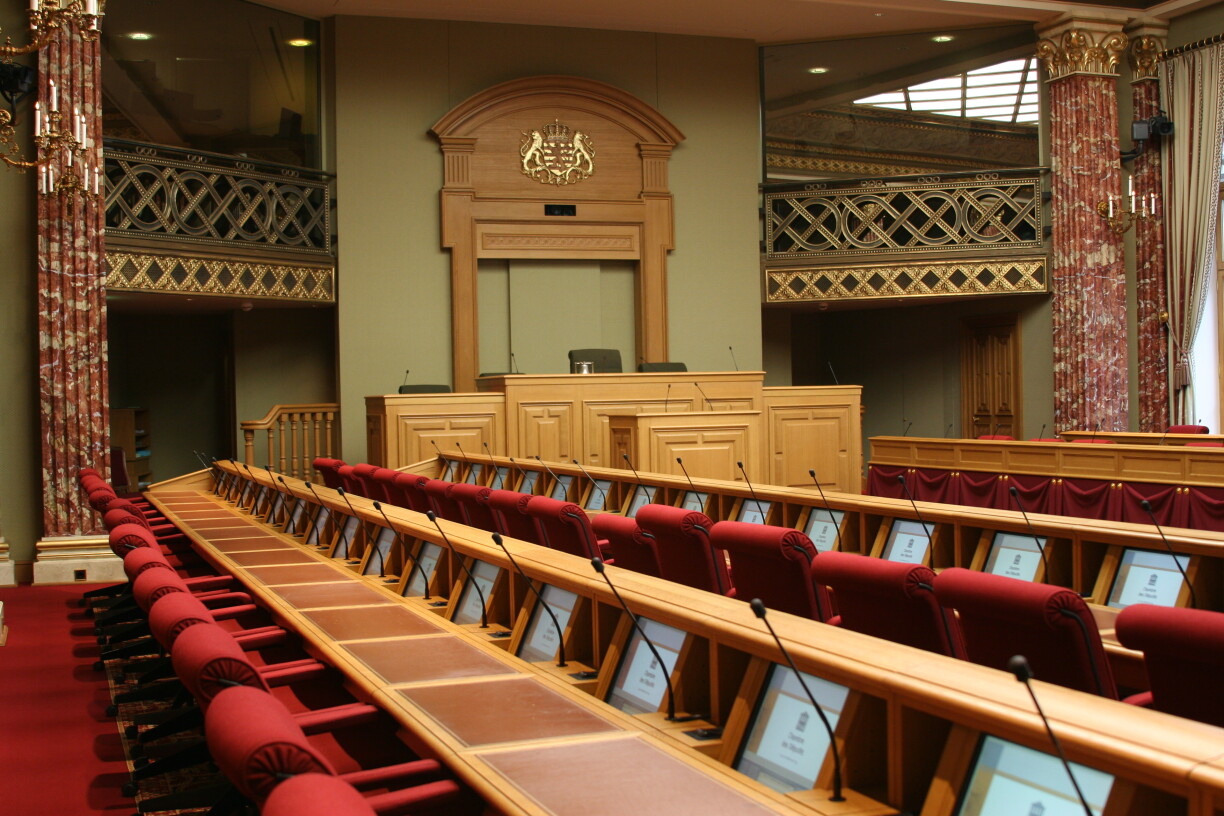 Inside the Chamber of Deputies on 6 March 2009.