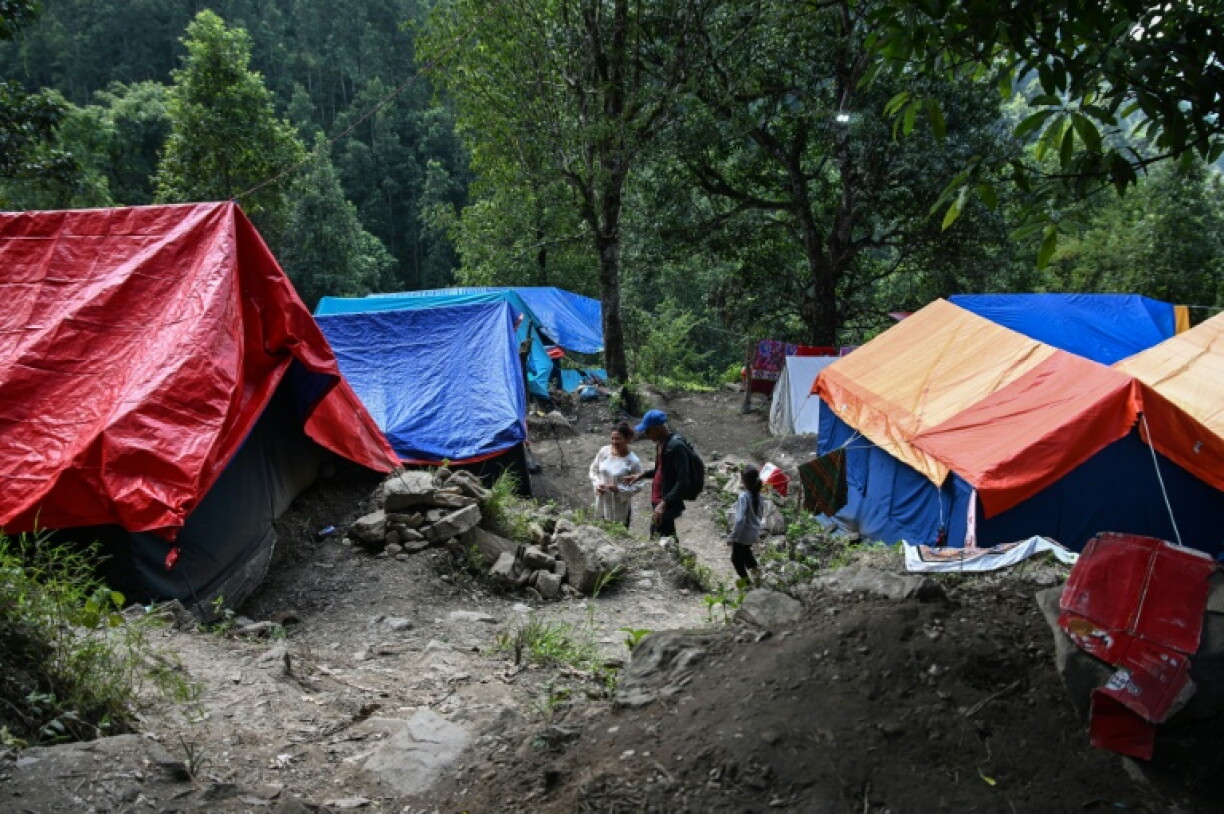 Some people in Nepal are concerned about living in the temporary shelters as winter approaches