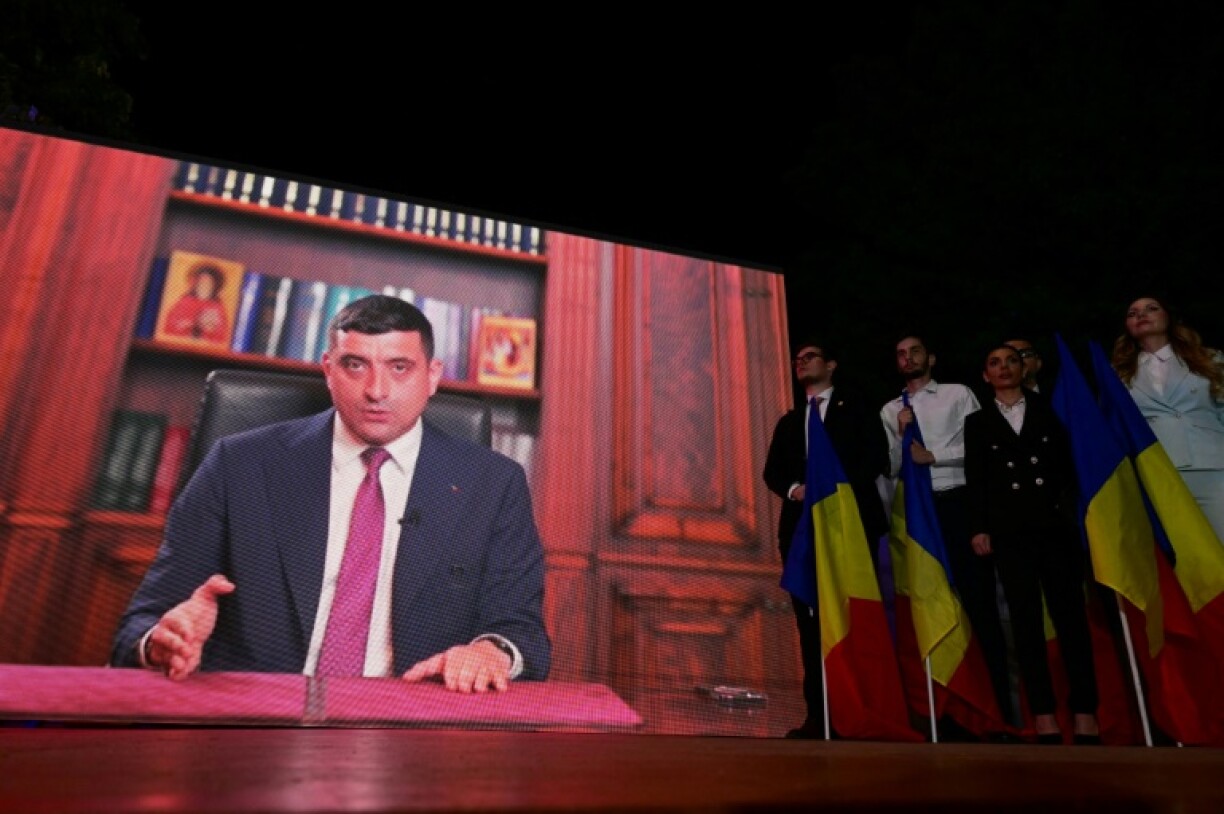 'Together we made history today,' said Simion in a video message