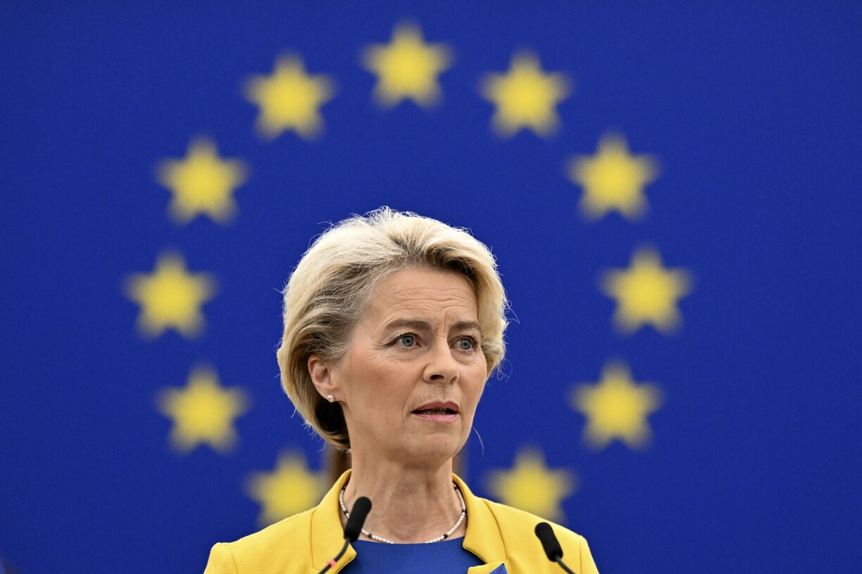 European Commission President Ursula von der Leyen delivered her State of the European Union speech at the European Parliament in Strasbourg.