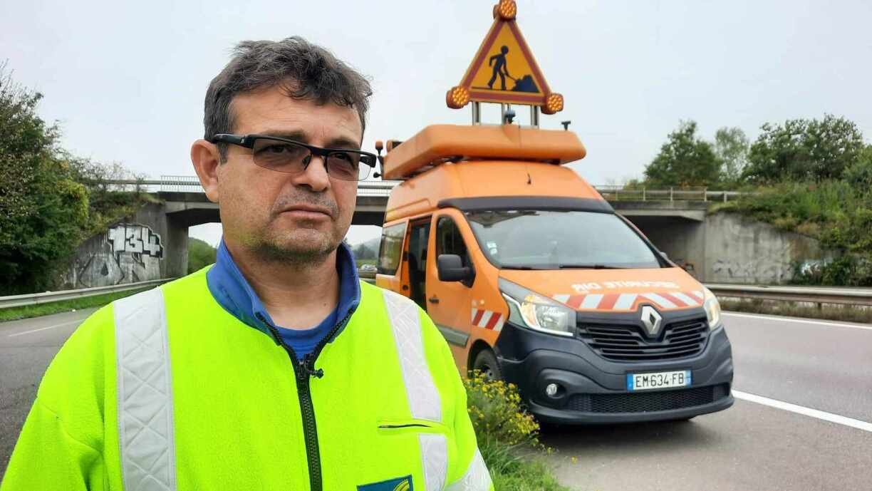 Denis Droitcourt, patrouilleur de retour sur l'A31 malgré un grave accident du travail: