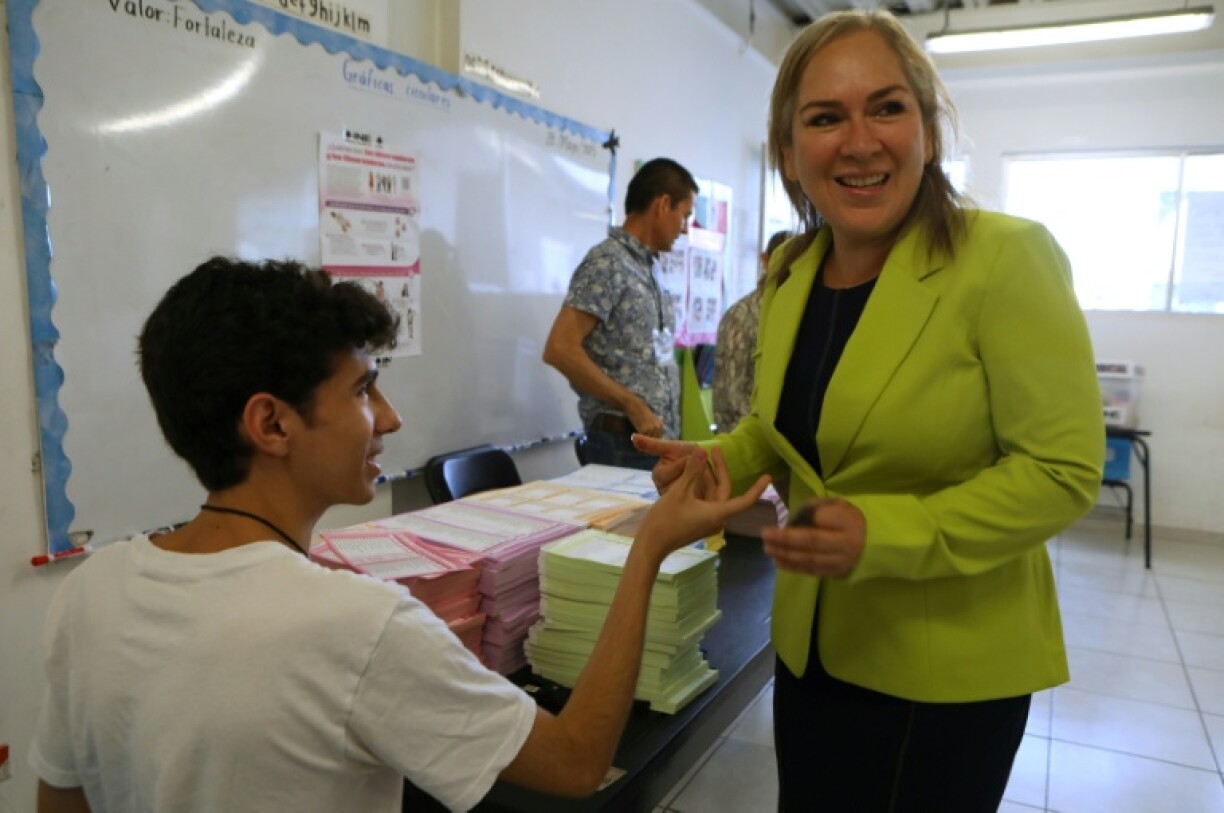 Silvia Rocio Delgado García, former lawyer to jailed Mexican drug lord Joaquin 'El Chapo' Guzman was elected a judge in Ciudad Juarez in Mexico's first-ever judicial elections
