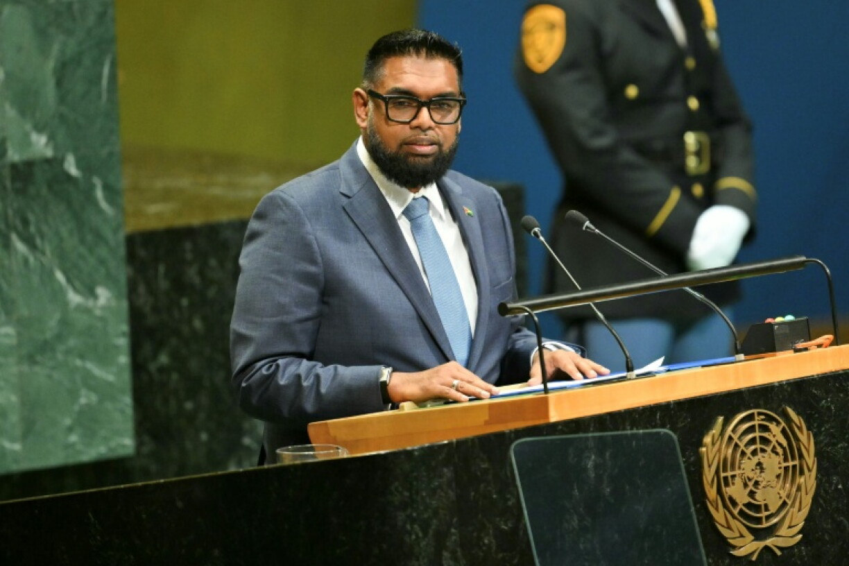 Guyana's President Irfaan Ali, addressing the UN General Assembly, urges Venezuela to honor a forthcoming decision by an international court on an oil-rich territory that Caracas has claimed for decades