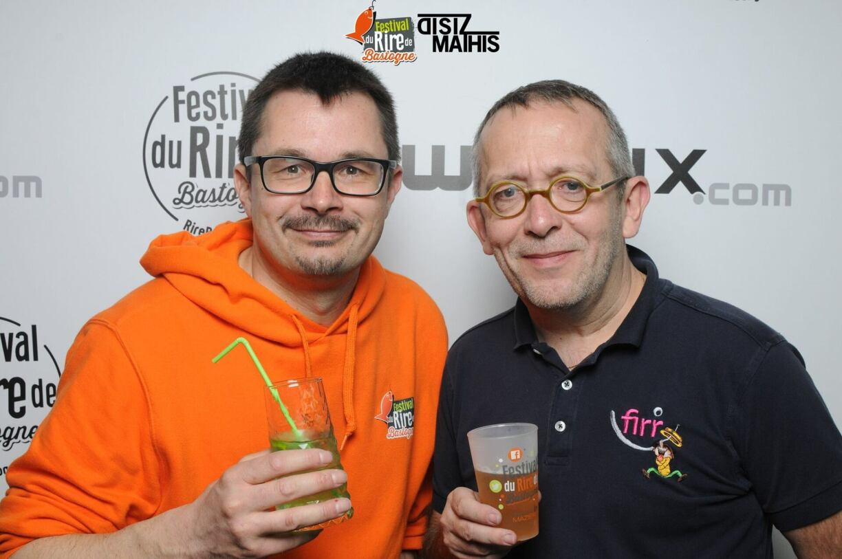 David Martin (à gauche), est un organisateur comblé.