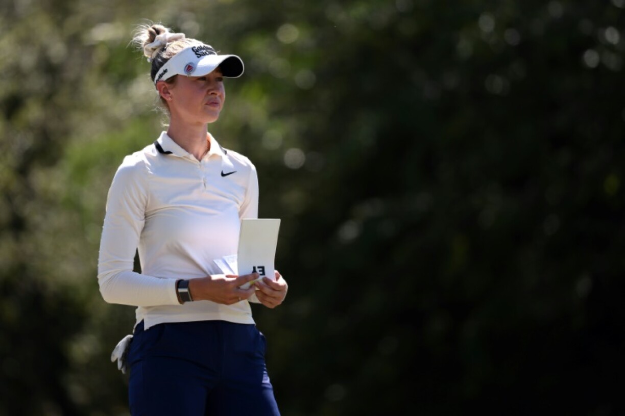 World number one Nelly Korda is chasing her first title of 2025 as she defends her Chevron Championship crown