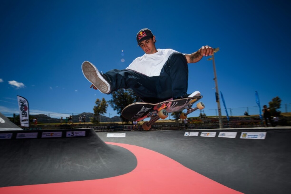 Vincent Matheron s'entraîne pour les JO de Tokyo au bowl du Prado à Marseille, le 24 juin 2021