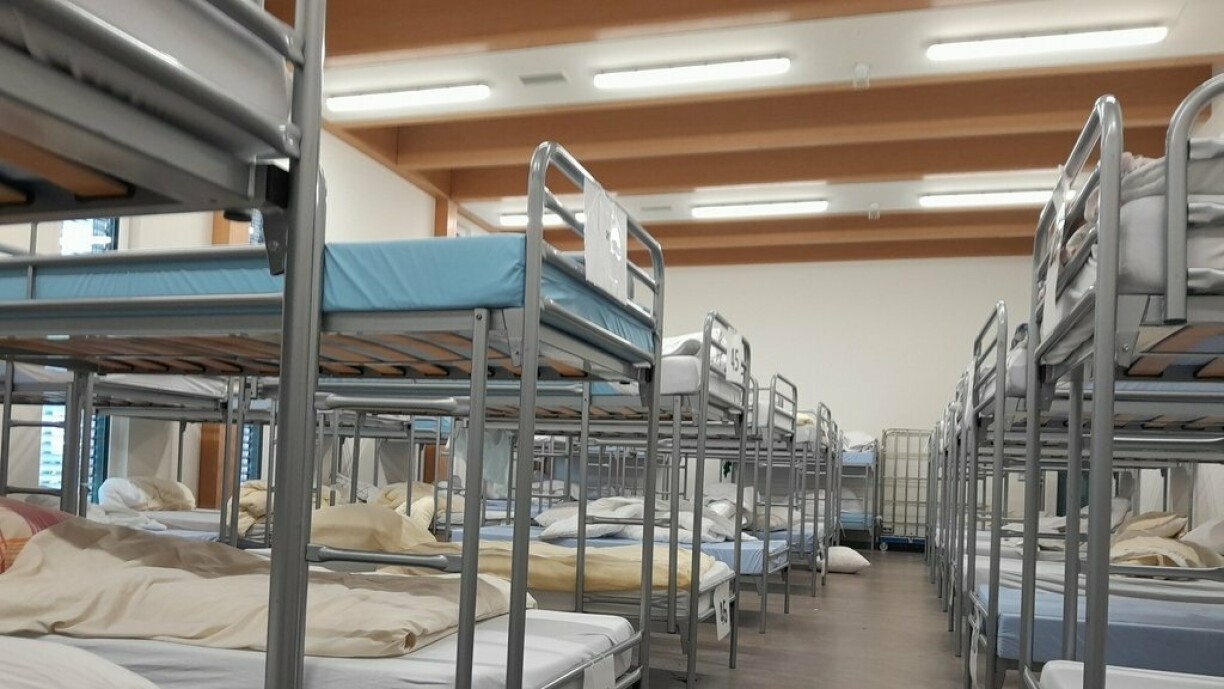 Symbolbild vun enger Flüchtlingsstruktur