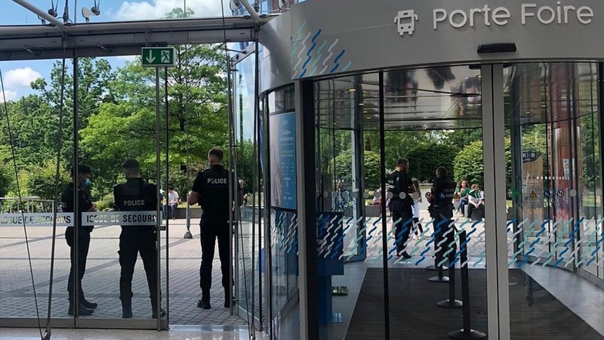 Une photo prise à l'intérieur du centre commercial le 9 juillet 2021