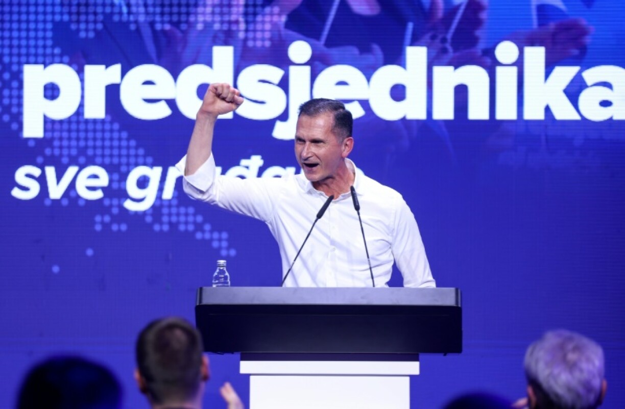 HDZ's candidate Primorac, 59, campaigned as a 'unifier' promoting family values and patriotism