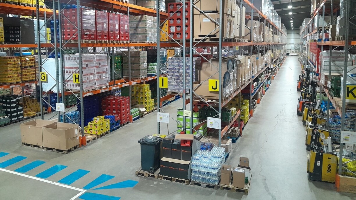 L'entrepôt de Munhowen à Ehlerange.