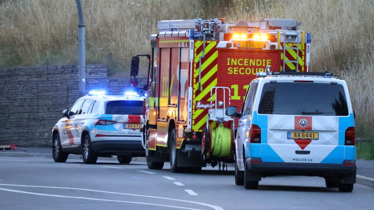 One person was injured in an accident on Boulevard Emile Krieps in Differdange.