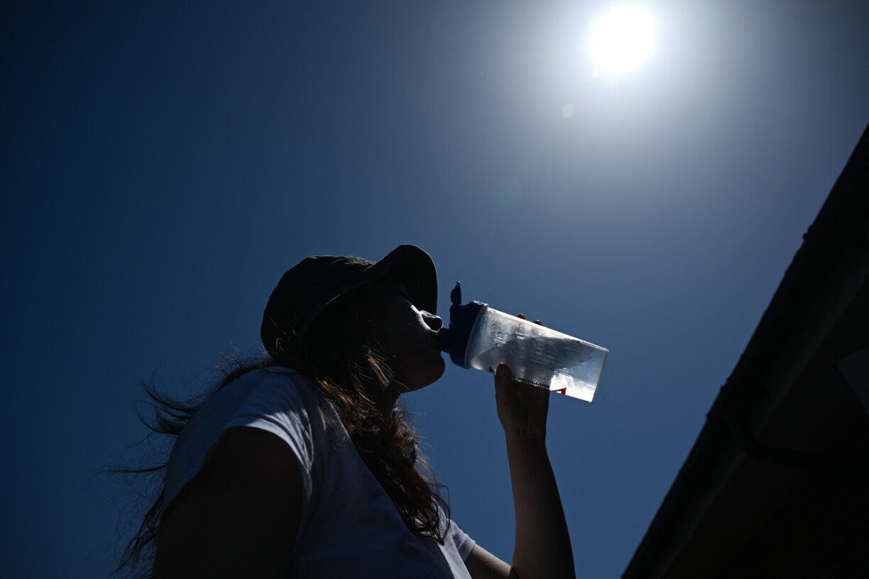 Vill drénken ass wichteg bei esou héijen Temperaturen