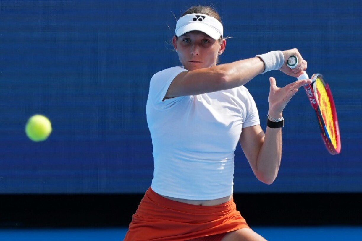 La Française Varvara Gracheva face à la Russe Veronika Kudermetova en quart de finale du WTA 1000 de Cincinnati, le 15 août 2025