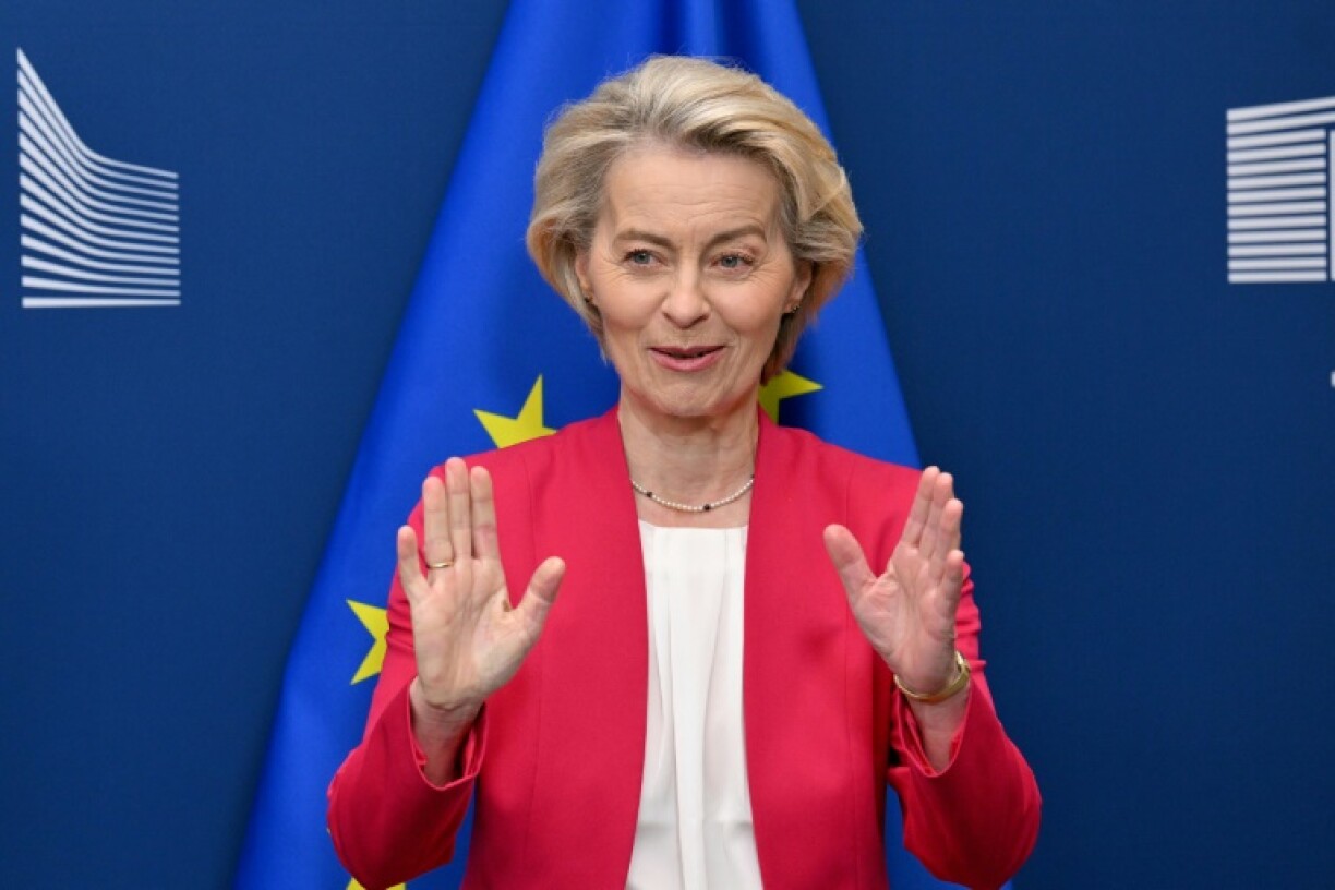 European Commission president Von der Leyen said had a 'good call' with Trump about trade