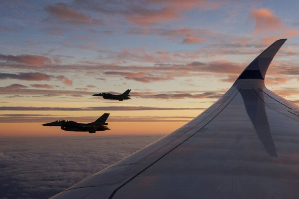 Lai's aircraft was accompanied by Taiwan Air Force F-16s for part of its route to Hawaii