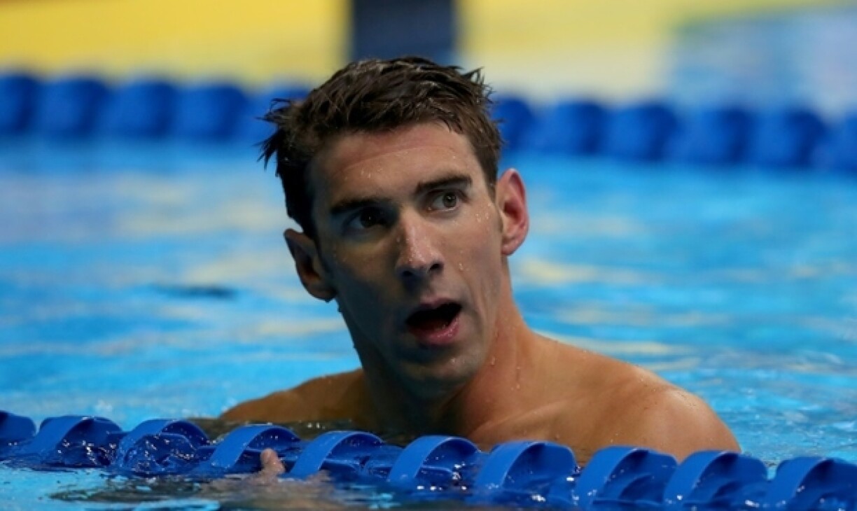 Le nageur américain Michael Phelps, le 1er juillet 2016 à Omaha dans le Nebraska