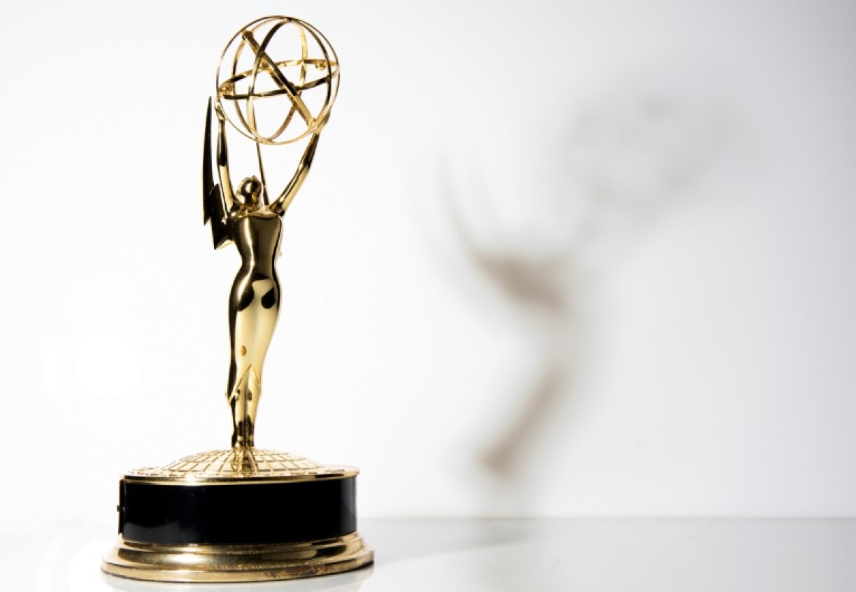 Le trophée d'un Emmy Award, le 16 septembre 2021 à Los Angeles