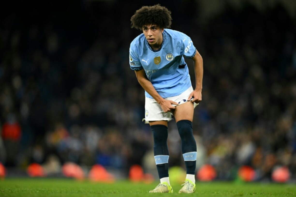 Manchester City defender Rico Lewis