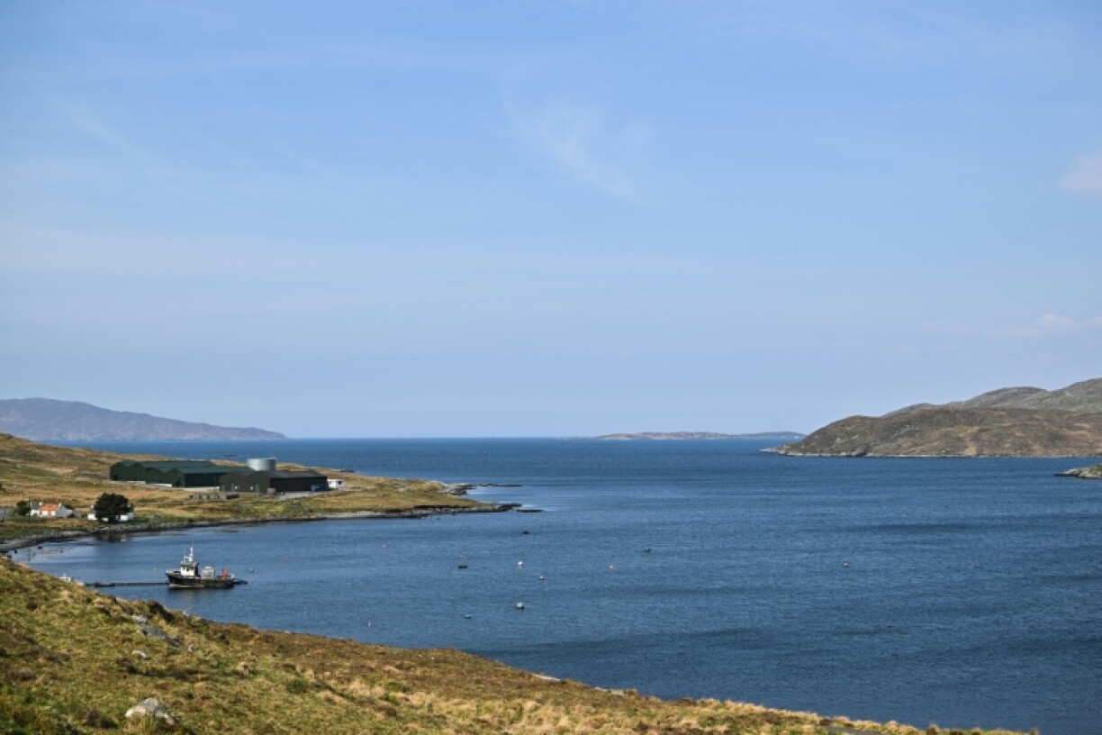 The remote Isle of Harris off the coast of Scotland has only 1,800 residents