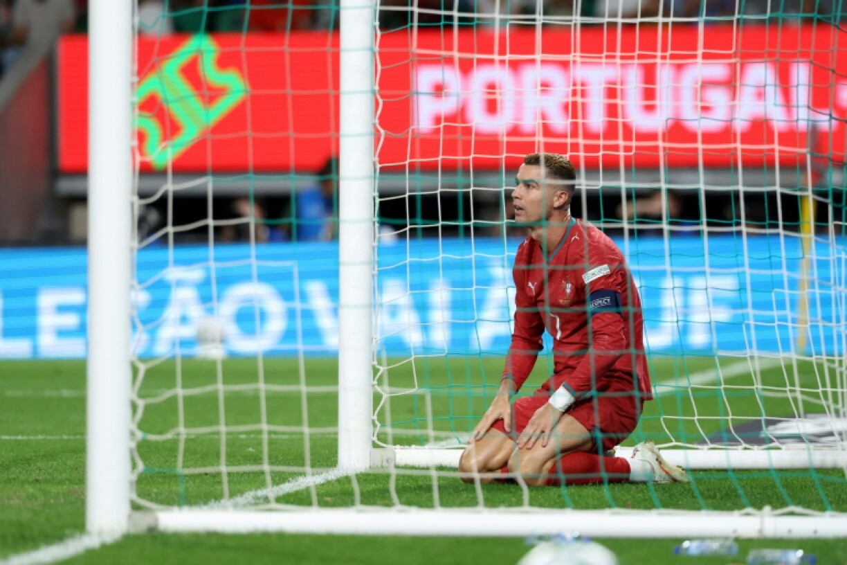 L'attaquant portugais Cristiano Ronaldo contre le pays de Galles en Ligue des nations, le 24 septembre 2026 à Lisbonne