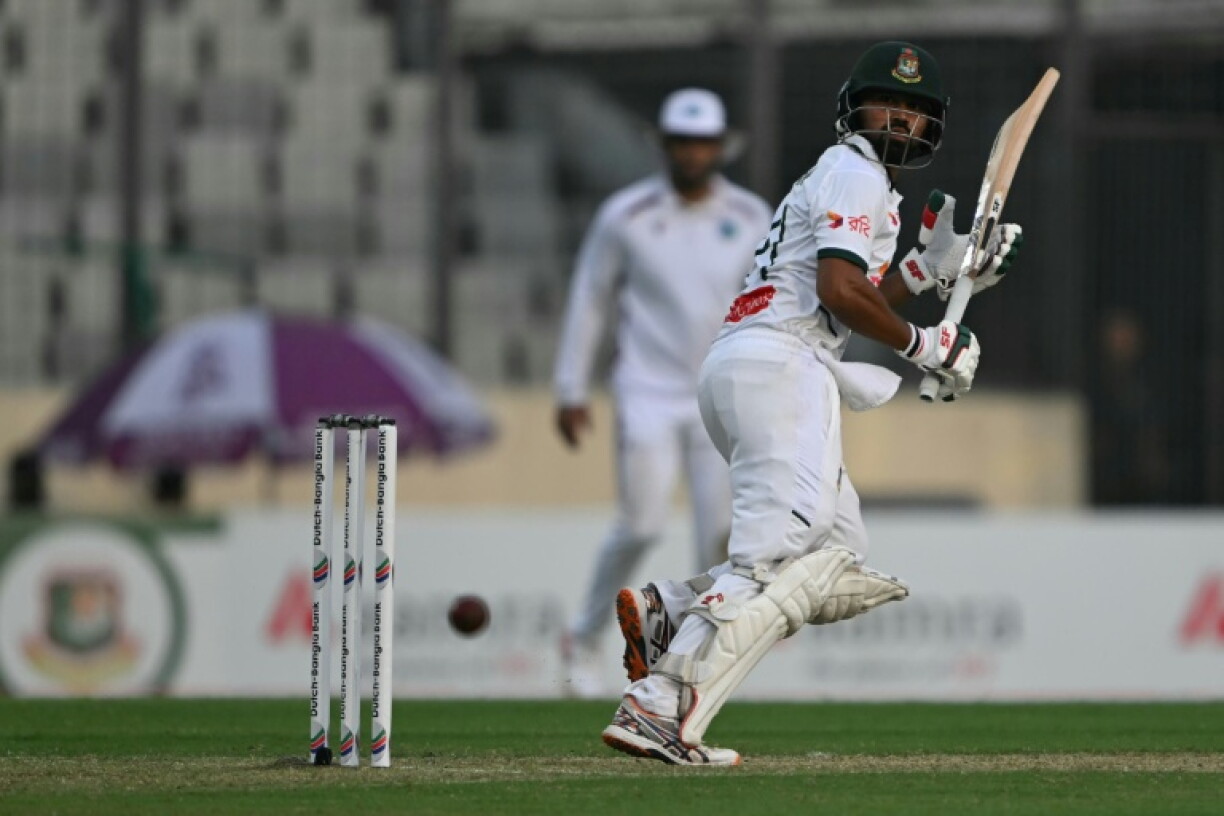 Opener Shadman Islam hit an unbeaten 99 to steer Bangladesh to 213-3 on the opening day of the first Test against West Indies in Mirpur