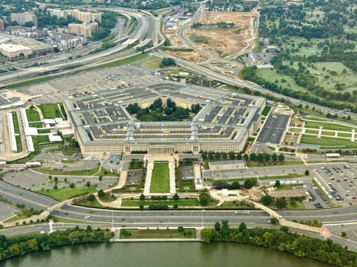 Vue aérienne du Pentagone, près de Washington, le 20 septembre 2025