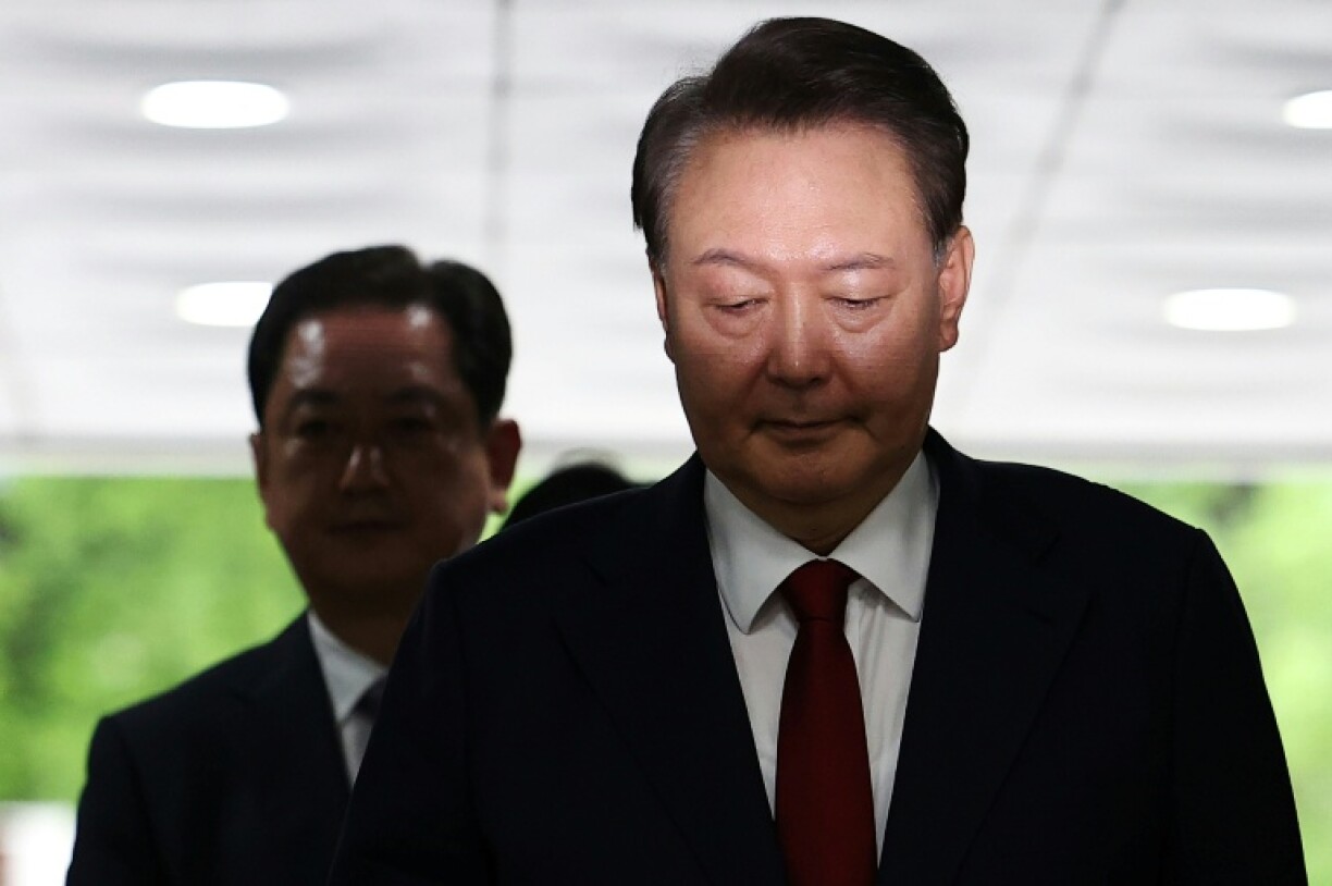 L'ancien président sud-coréen Yoon Suk Yeol, le 9 juillet 2025 à Séoul