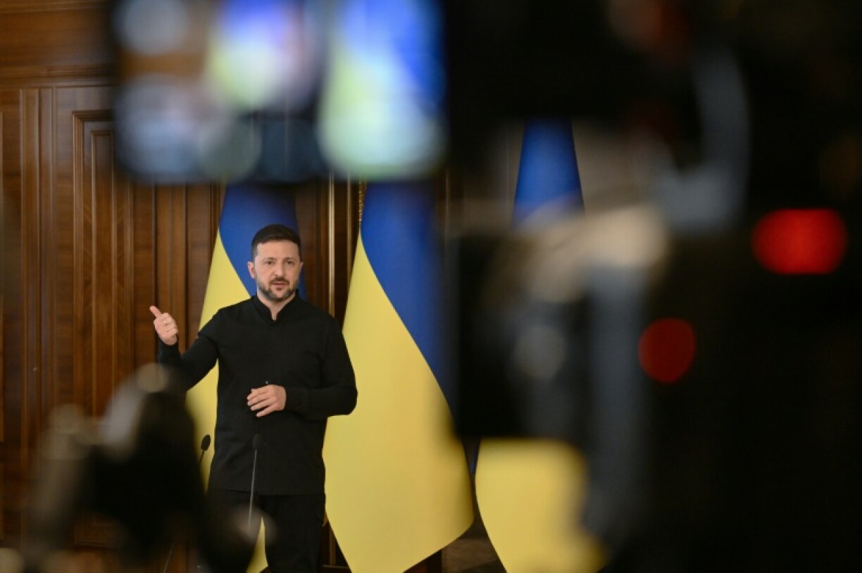 President Volodymyr Zelensky said he was sending a delegation to Istanbul for talks with Russian officials on Monday