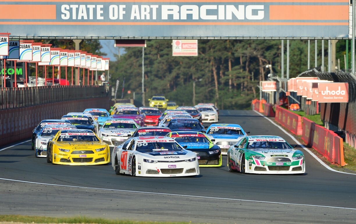 Start vum 9. Laf vun der Euro Nascar 2 zu Zolder