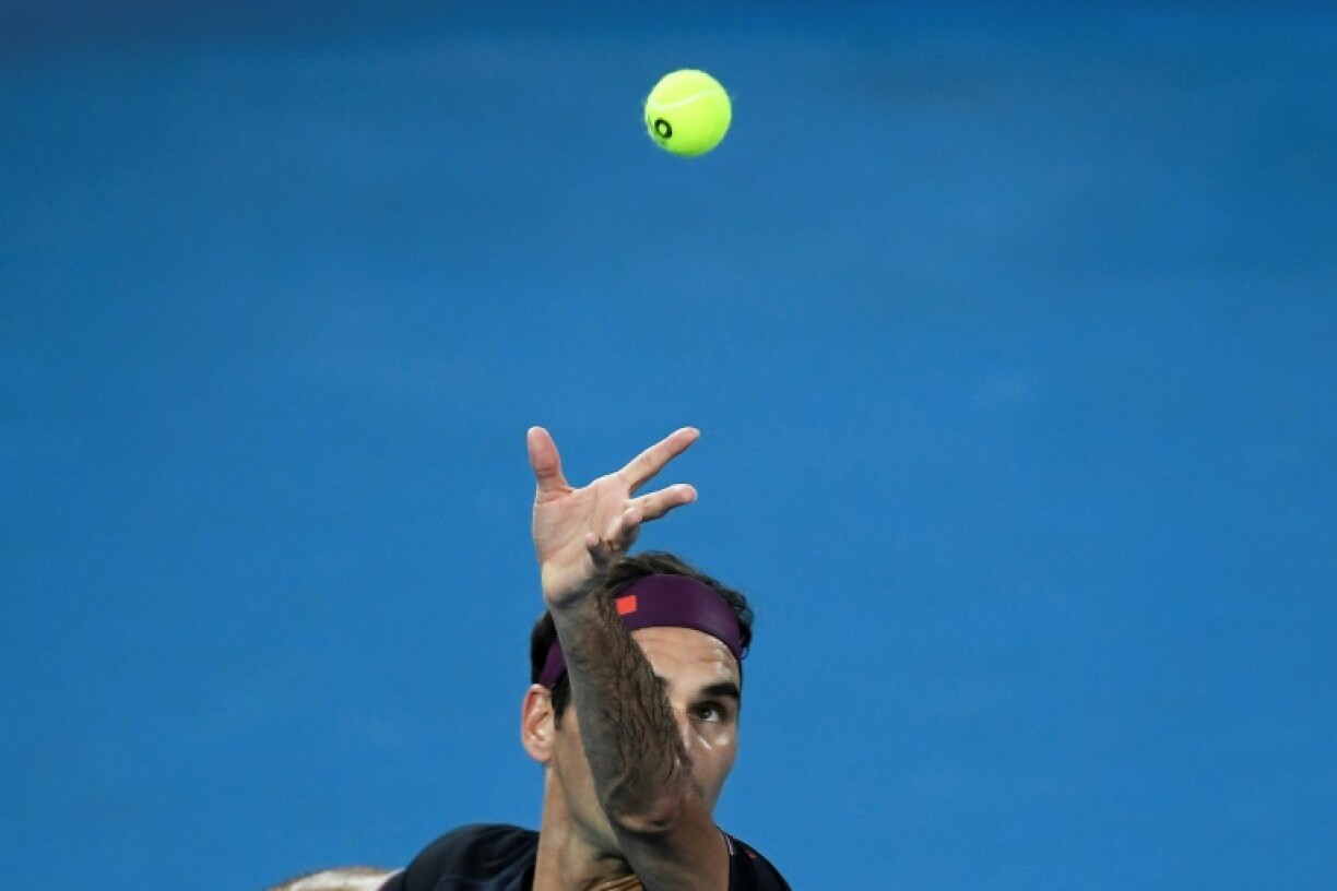 Le Suisse Roger Federer lors de l'Open d'Australie, à Melbourne, le 30 janvier 2020