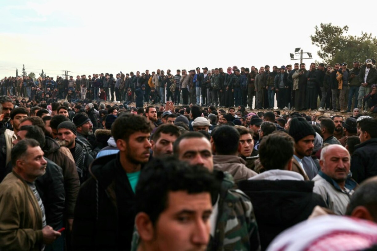 Thousands have gathered at the notorious Saydnaya prison in Damascus since the fall of Bashar al-Assad looking for news of missing relatives