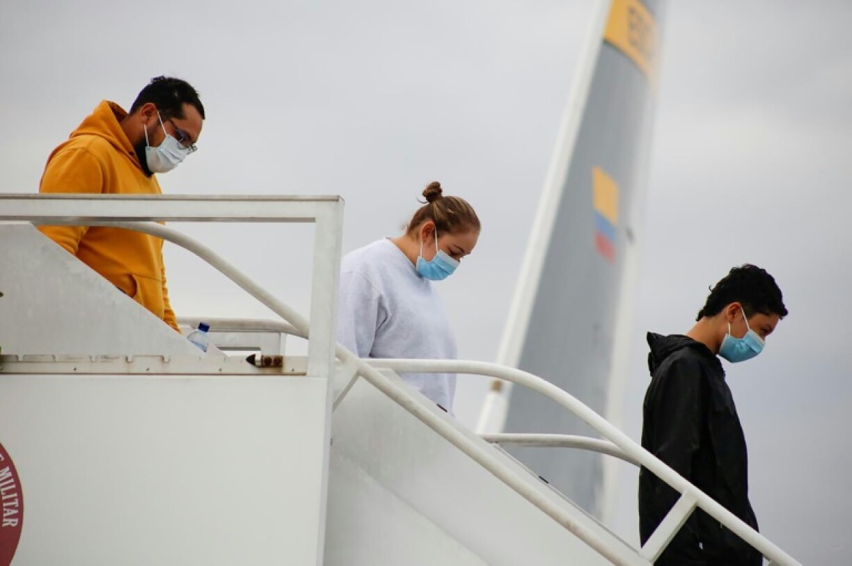 Colombia sent two military planes with medical staff on board to fetch its nationals in the US cities of San Diego and Houston