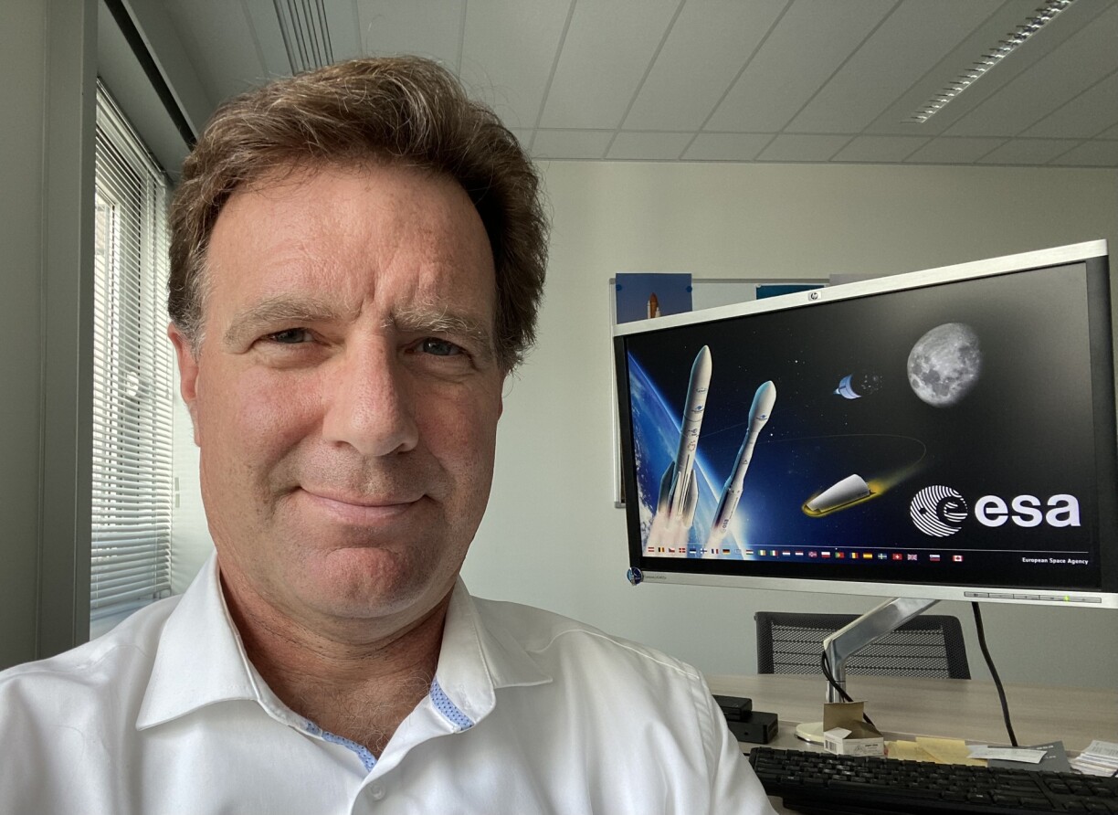 Den Thilo Kranz vun der Europäescher Weltraumagence am Interview.