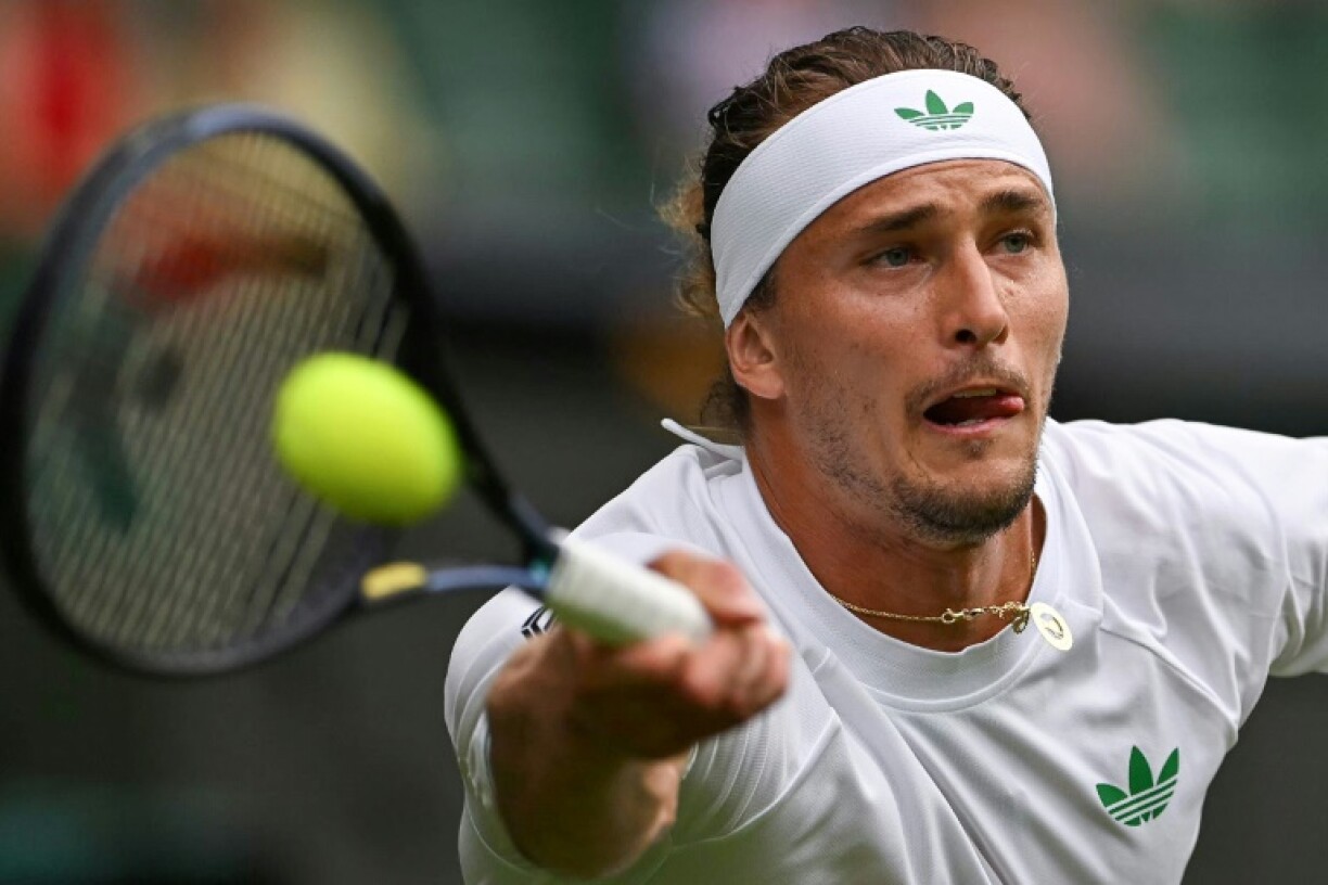 Germany's Alexander Zverev crashed out of Wimbledon in the first round