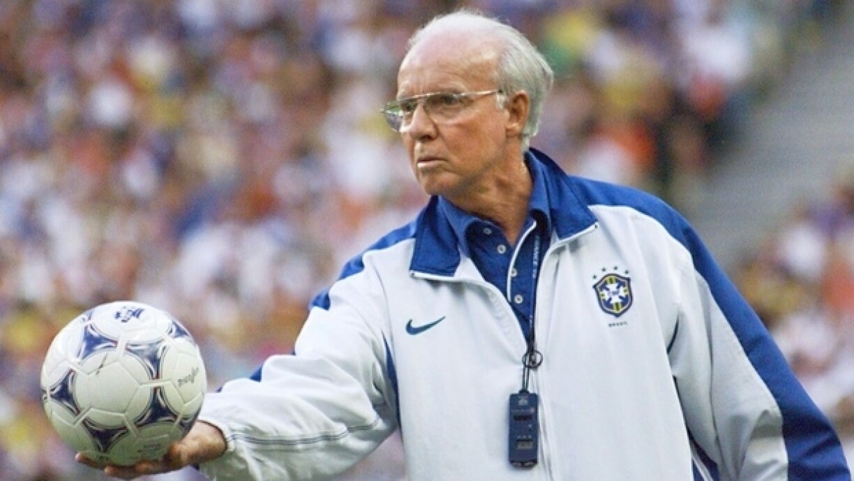 De Mario Zagallo op der WM 1998 a Frankräich.
