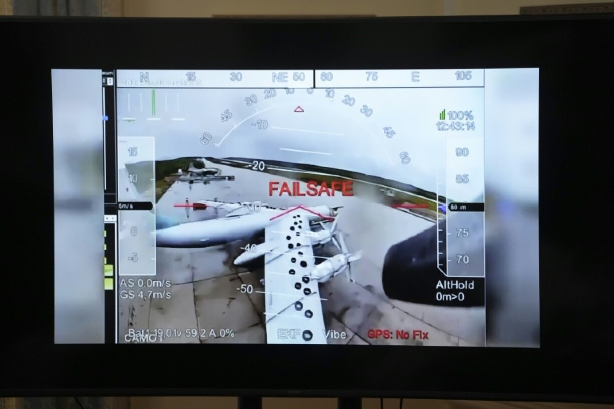 A clip from Ukraine's 'Spider's Web' operation inside Russian territory