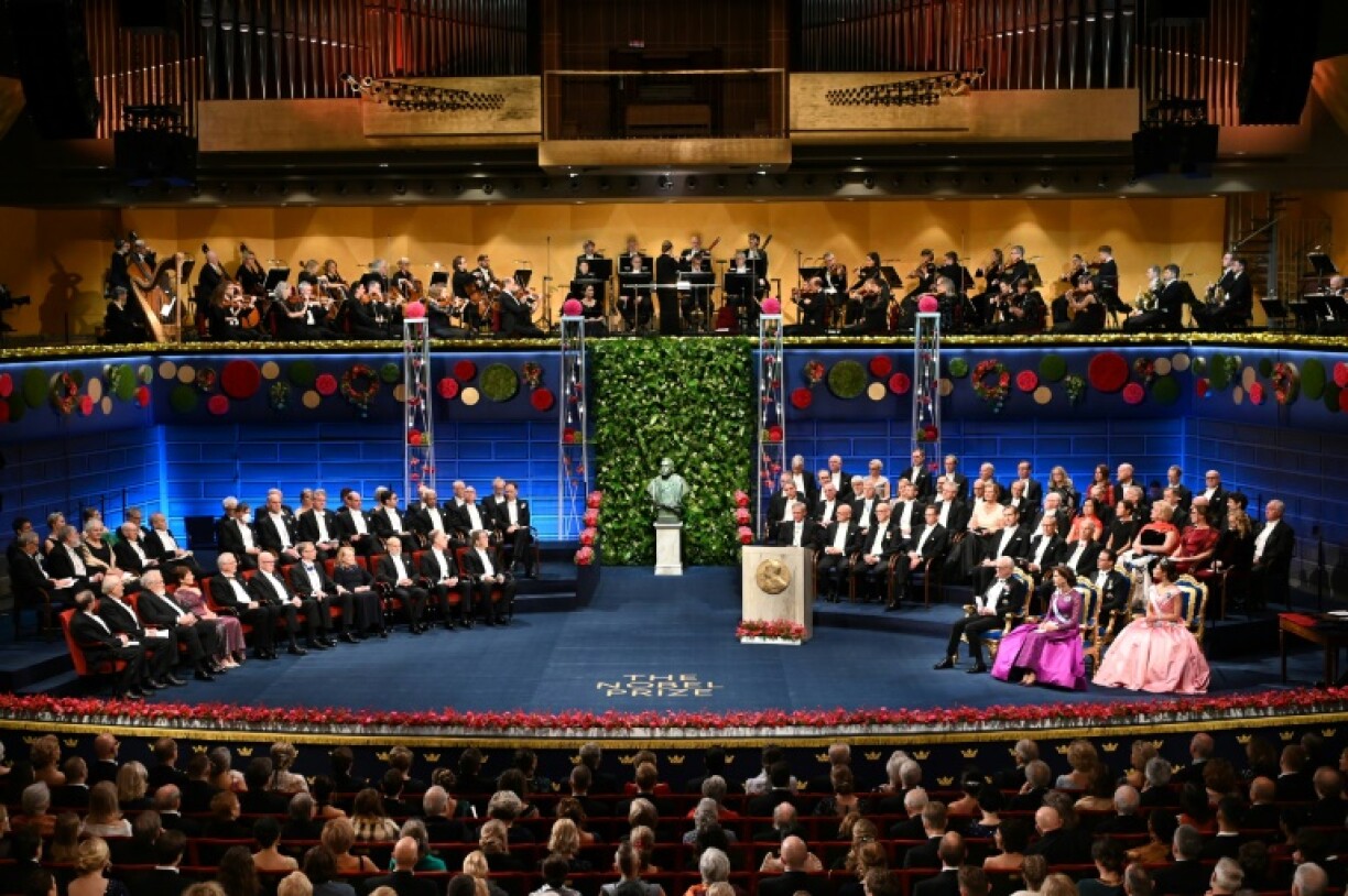 La cérémonie de remise des prix Nobel, le 10 décembre 2022 à Stockholm