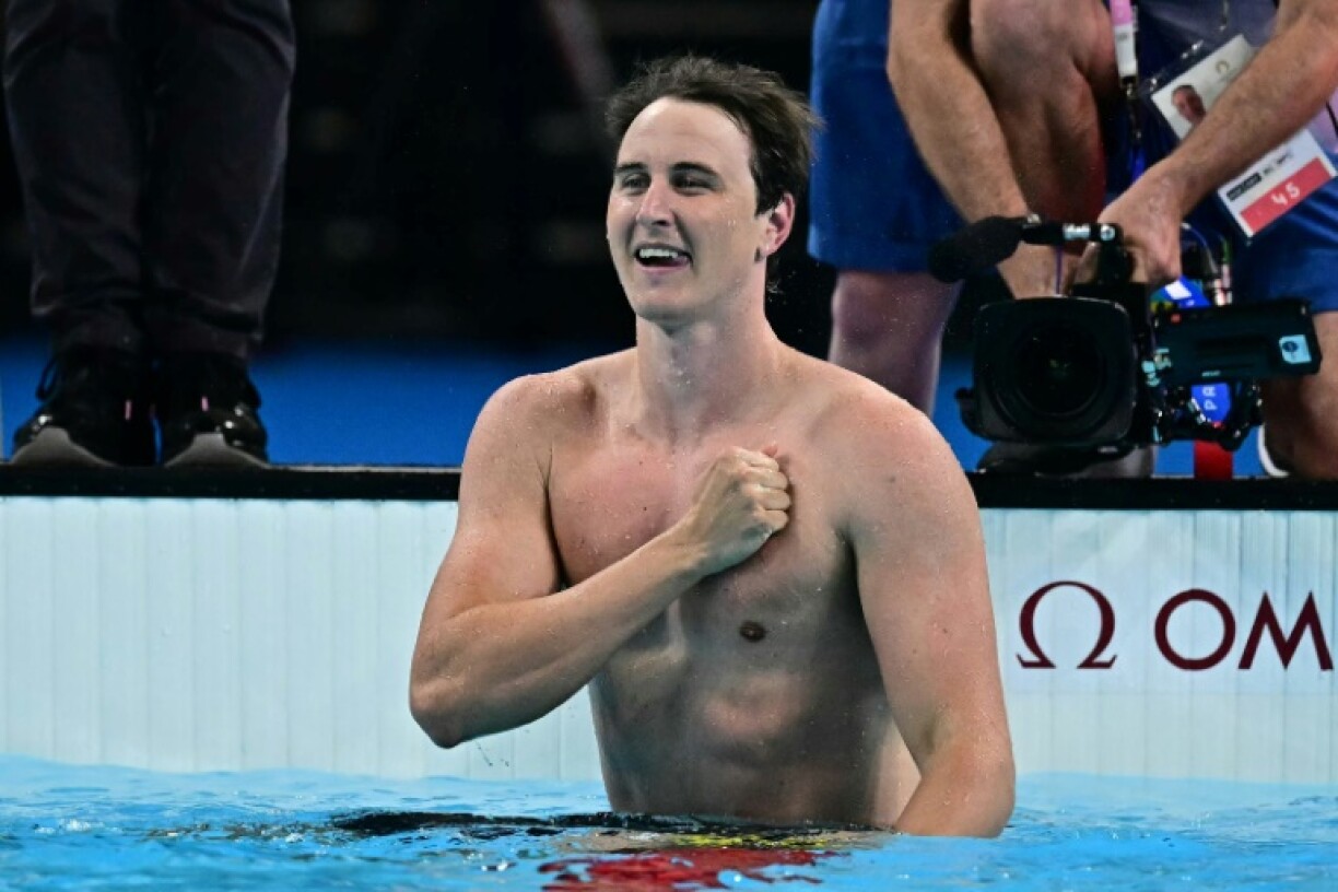 Cam McEvoy won gold at the Paris Olympics