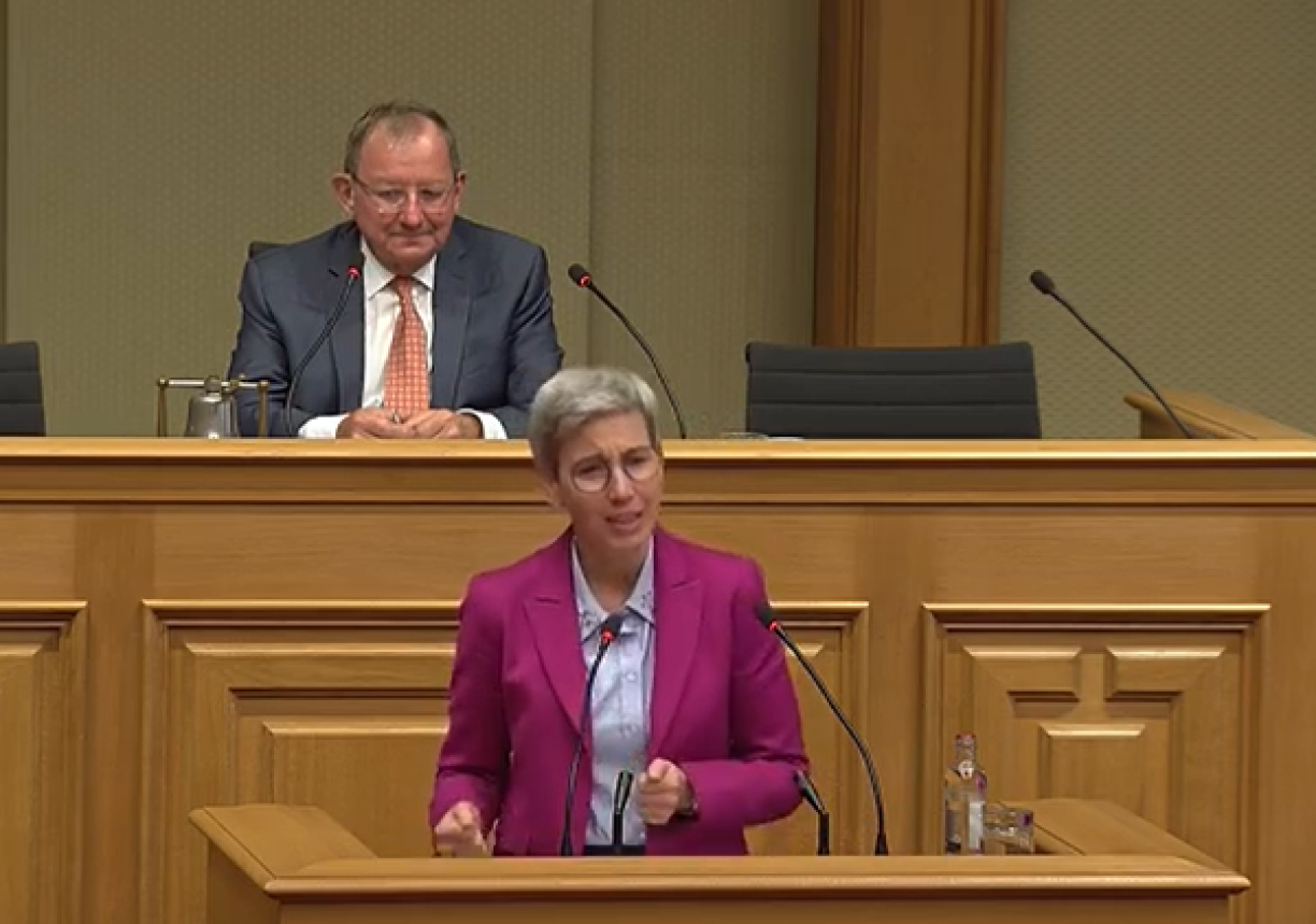 La ministre de la Justice, Sam Tanson