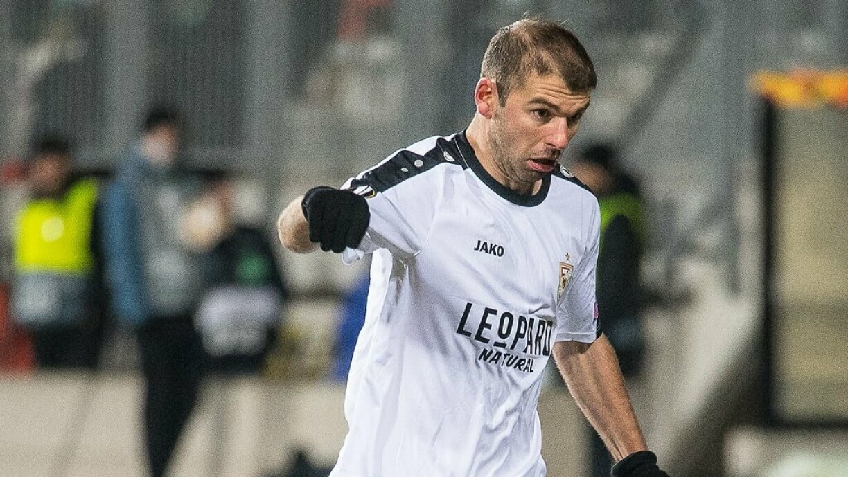 De Levan Kenia am Dress vum F91 Diddeleng fir den Europa-League-Match am Stad Josy Barthel géint Betis Sevilla. (13.12.2018)