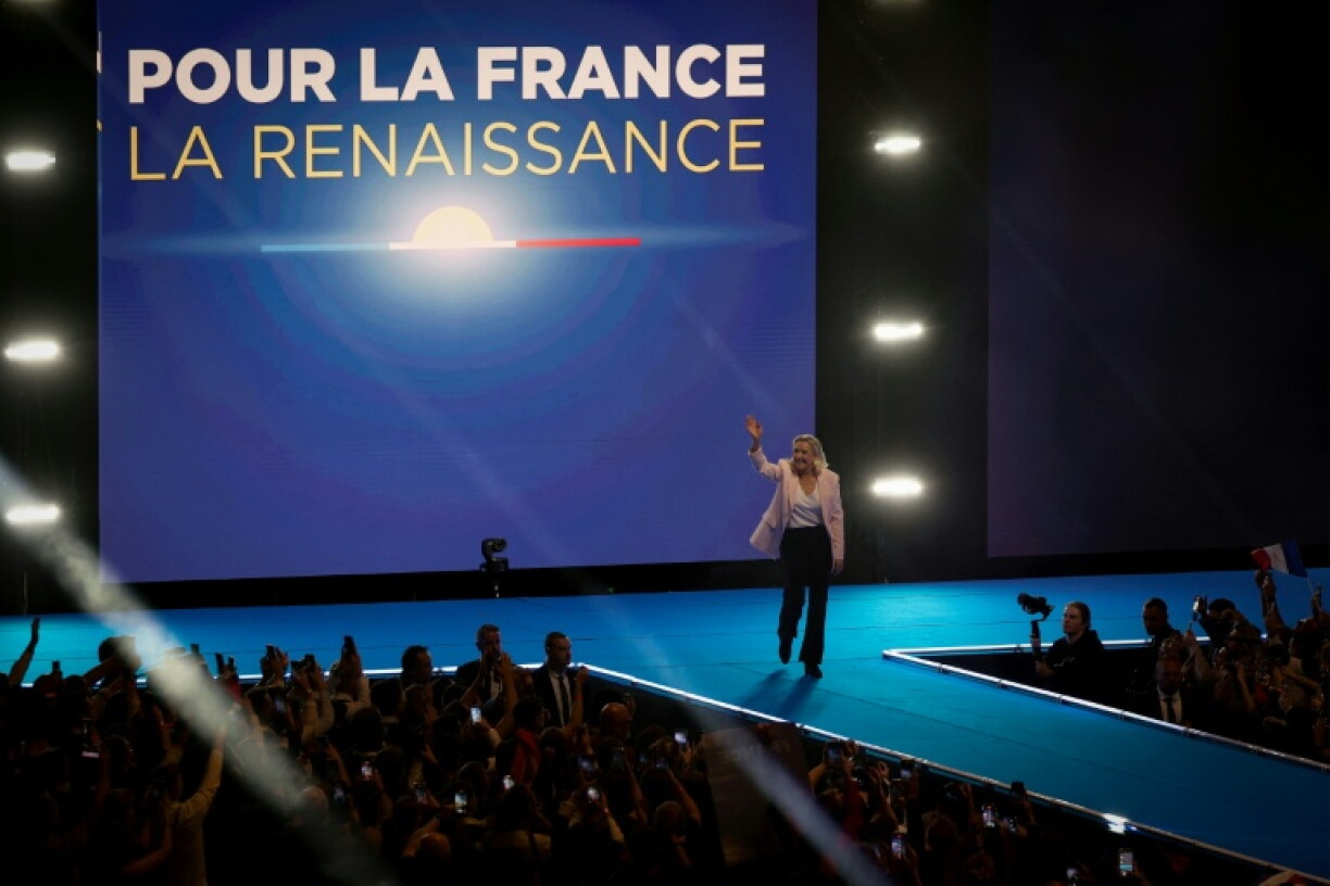 Voter surveys put far-right leader Marine Le Pen as the leading candidate to succeed Emmanuel Macron in presidential elections next spring