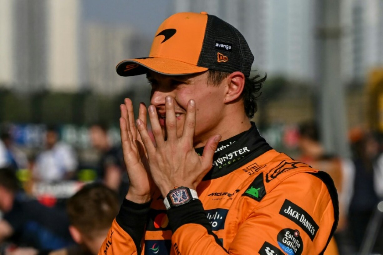 McLaren's British driver Lando Norris leads the early F1 championship