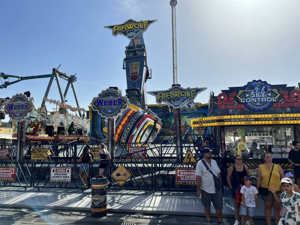 Une des nouvelles attractions proposées à la foire cette année
