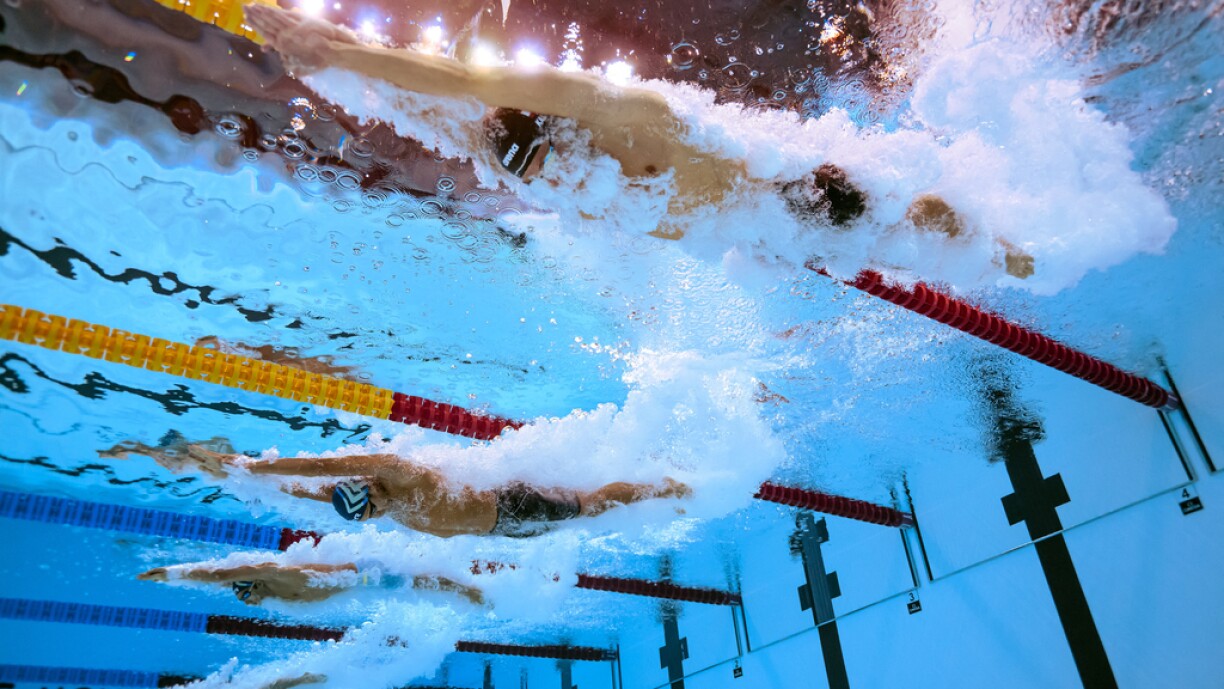 Athletes competing at the 2025 World Aquatics Championships in Singapore on 3 August 2025.