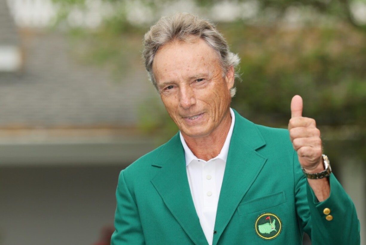 Two-time Masters champion Bernhard Langer of Germany attends Augusta National's Drive, Chip and Putt Championship in the buildup to his final Masters