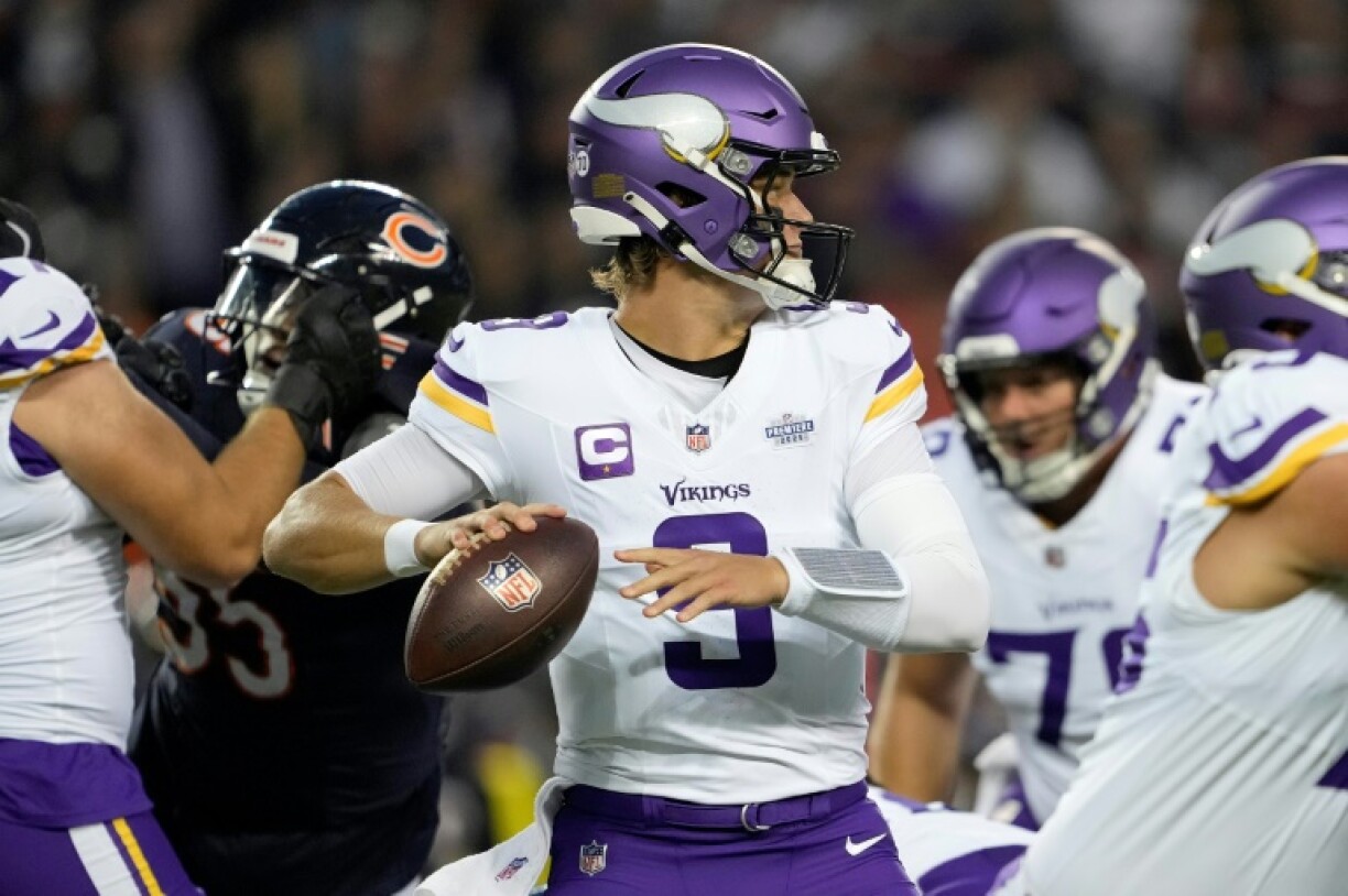 Minnesota quarterback J.J. McCarthy threw for two touchdowns and ran for another in the fourth quarter to rally the Vikings over Chicago in an NFL opener for both clubs