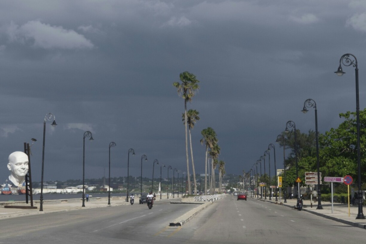 L'avenue du port à La Havane, très peu fréquentée sur fond de crise du carburant, le 8 juin 2026
