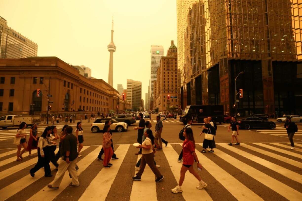 Dans les rues de Toronto le 15 juillet 2026