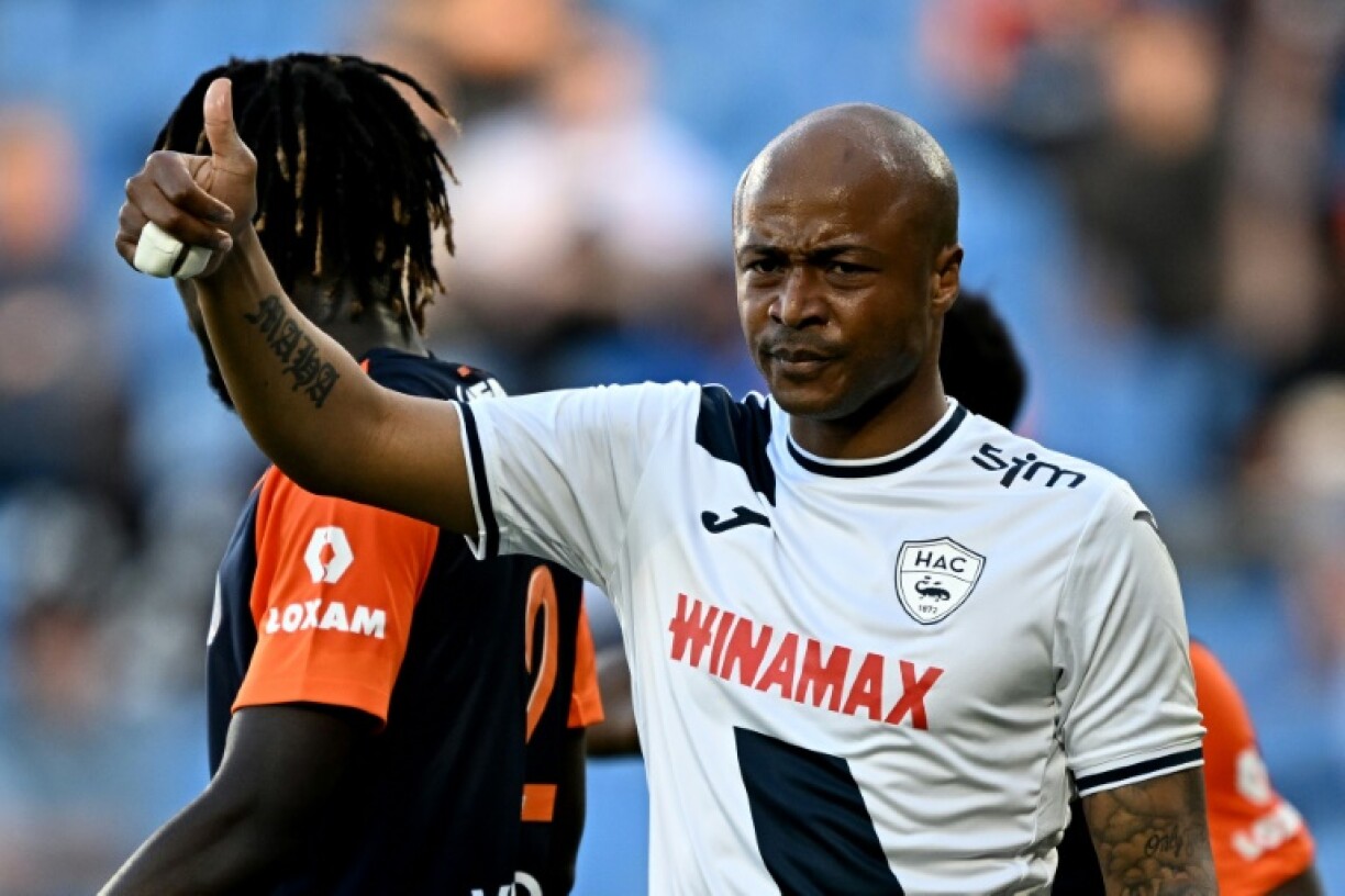 Andre Ayew is aiming to fire Le Havre to survival