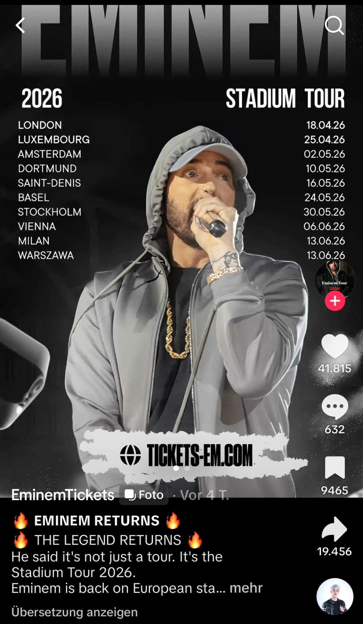 Fake Eminem Ville de Luxembourg